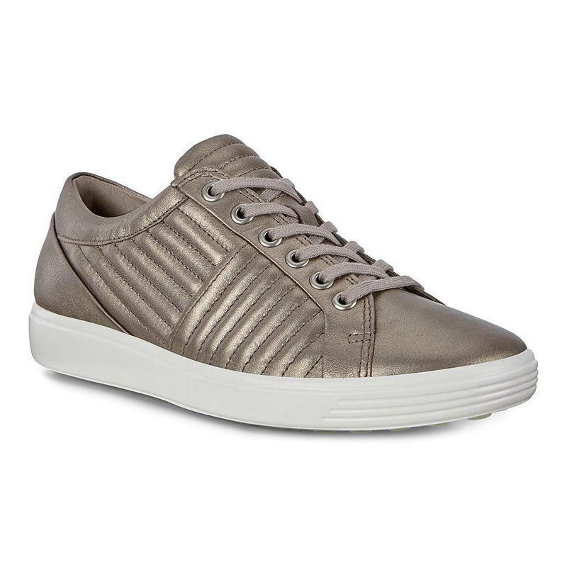 Zapatillas Ecco Soft 7 Para Mujer,Metal,563149-DQH